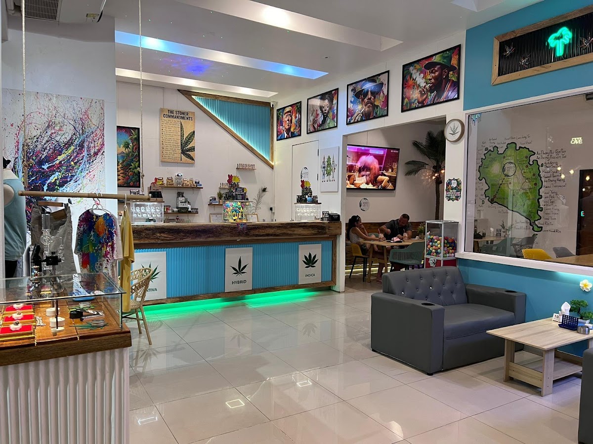 Weed Us Coffee Shop interior — Koh Phangan